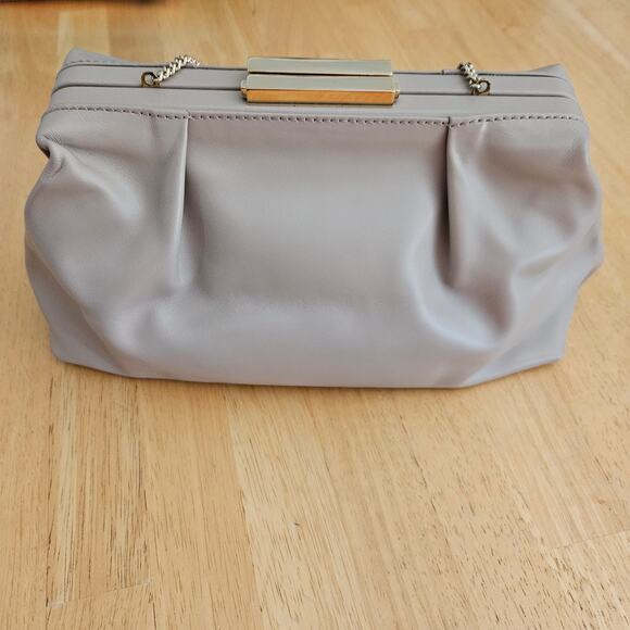 Demellier London Taupe Convertible Clutch Leather  EUC - Picture 8 of 15